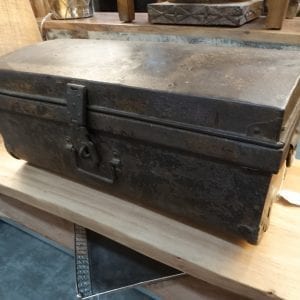 Vintage Metal Suitcase D
