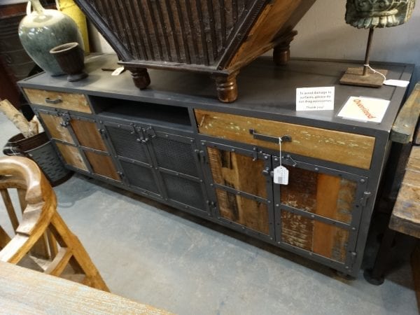 Industrial TV Entertainment Console Cabinet