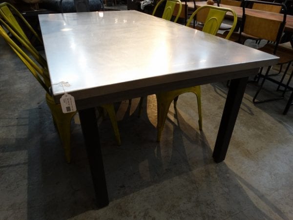 Table Stainless Steel Top Dining Table