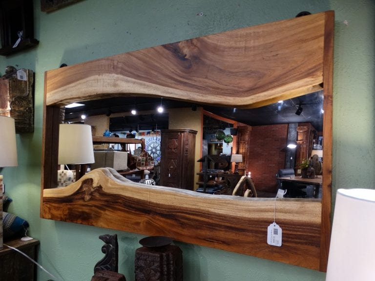 Mirror Natural Live Edge Mirror - Rare Finds Warehouse Mirror Natural Live Edge Mirror