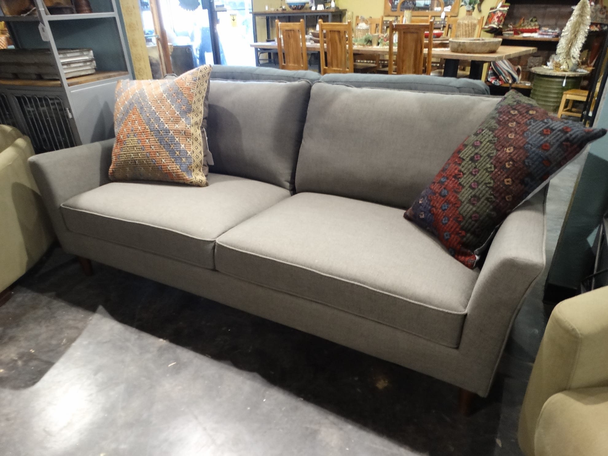 Sofa Bowen Linen Grey Sofa Couch - Rare Finds Warehouse