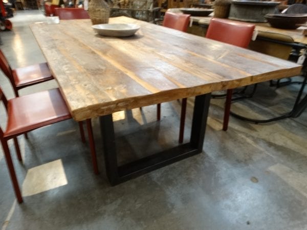 Dining Table Reclaimed Rustic Wood Dining Table