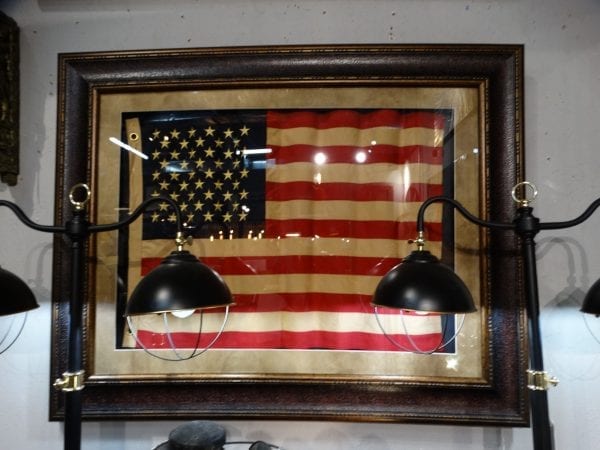 Framed American Wavy Flag