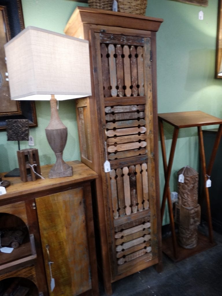 Reclaimed Slats Chimney Cabinet