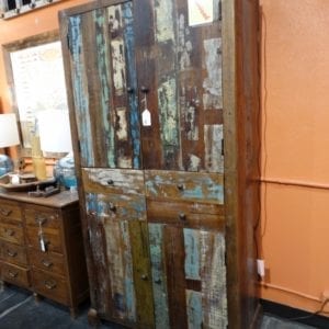 Large Reclaimed Wood Cabinet