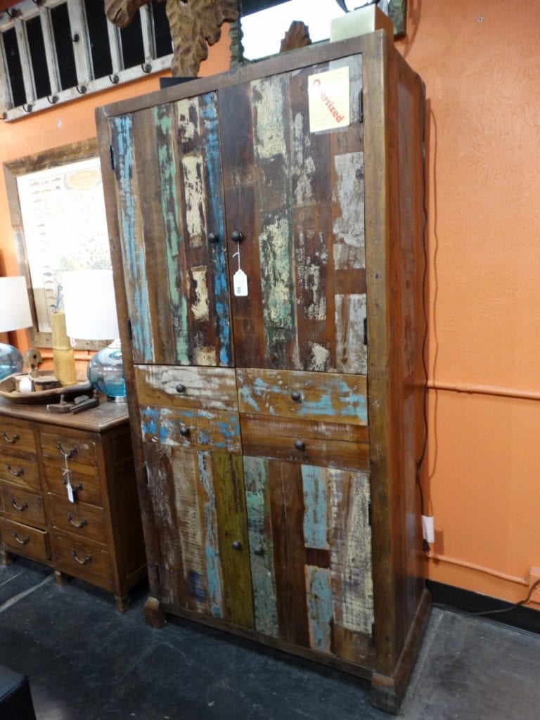 Large Reclaimed Wood Cabinet