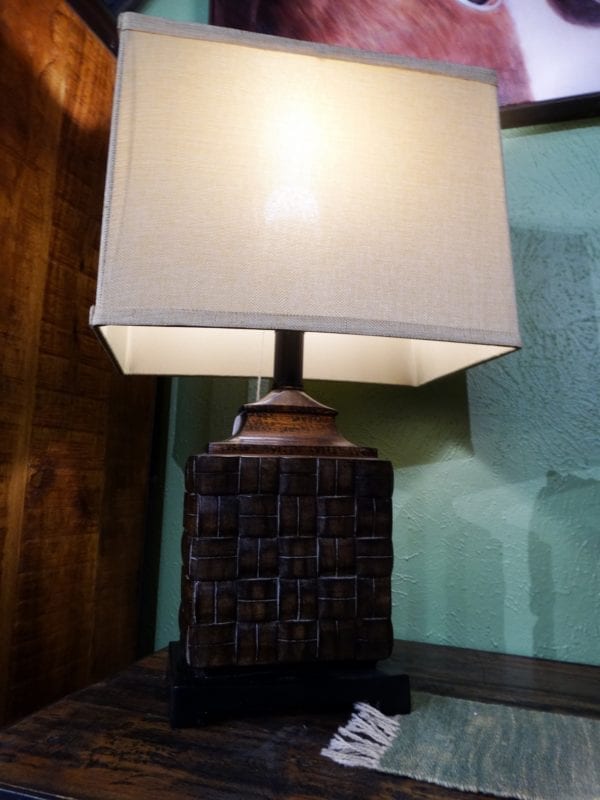 Woven Table Lamp