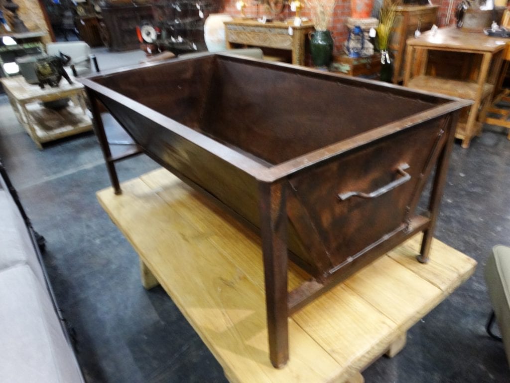 Planter Large Iron Planter with Feet