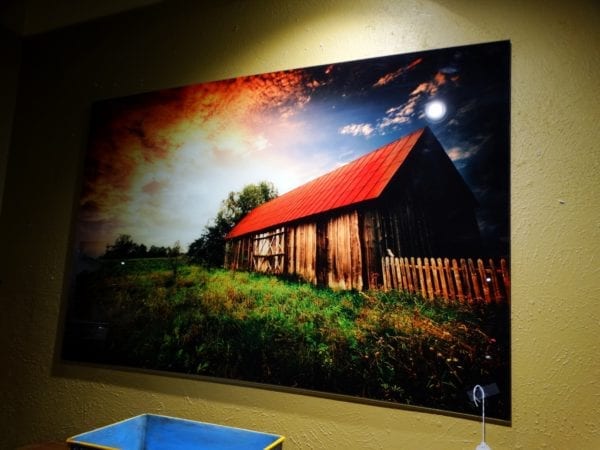 Wall Art Barn in the Country Photo Behind Glass Art