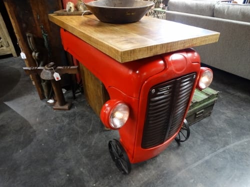 Tractor Console Table