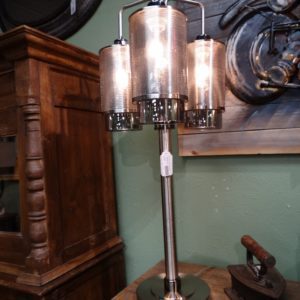 Lamp 3-Shades Lamp with Metal Mesh