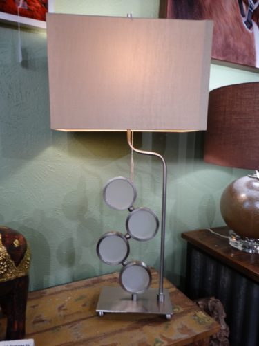 Modern White Dots Table Lamp
