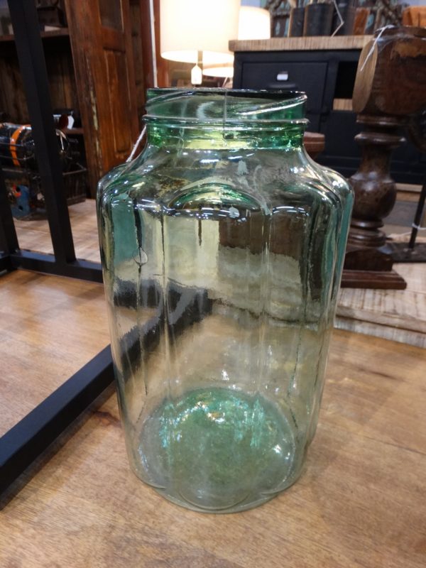 Jar Green Glass Pickling Jar