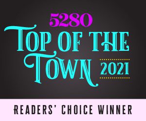 Denver Talk of the Town 2021 Award Winner from 5280 Magazine for Best Home Accessories & Furniture category