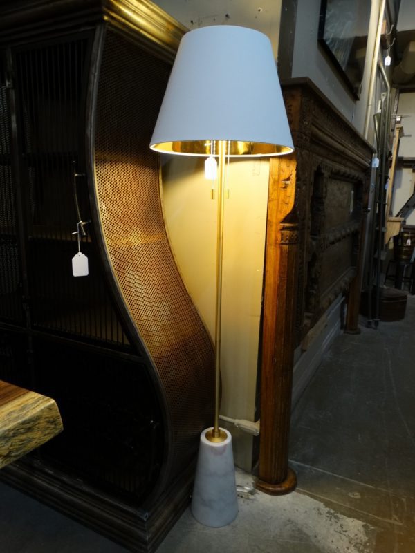 marble base floor lamp