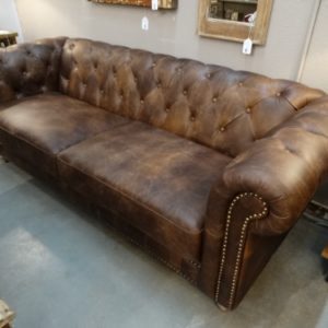chesterfield leather sofa
