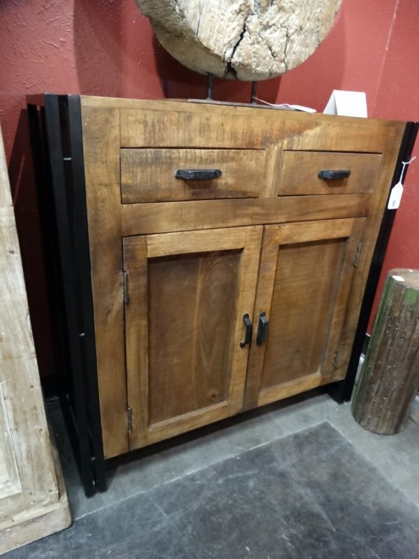 two door cabinet with upper drawers