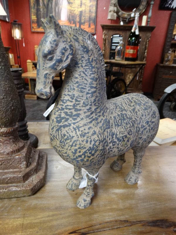 prosperity horse ceramic statue
