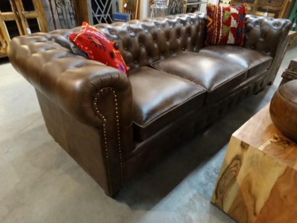 Sofa Chesterfield Leather Sofa Couch