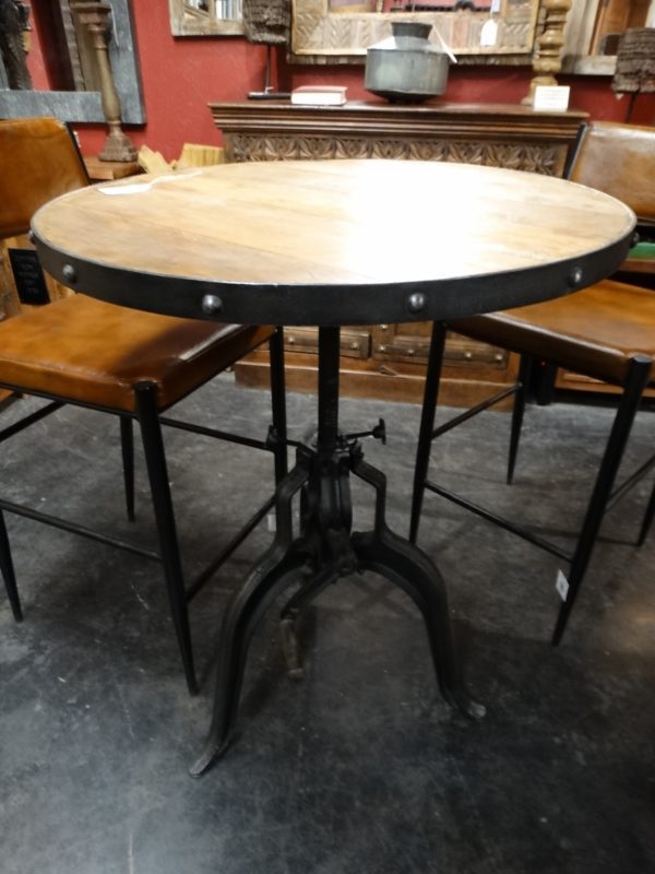 Table Adjustable Height Crank Bistro Table