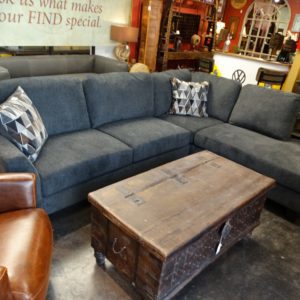 Sofa Dark Grey Sectional Couch Sofa