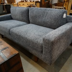 ethan blue speckled sofa couch