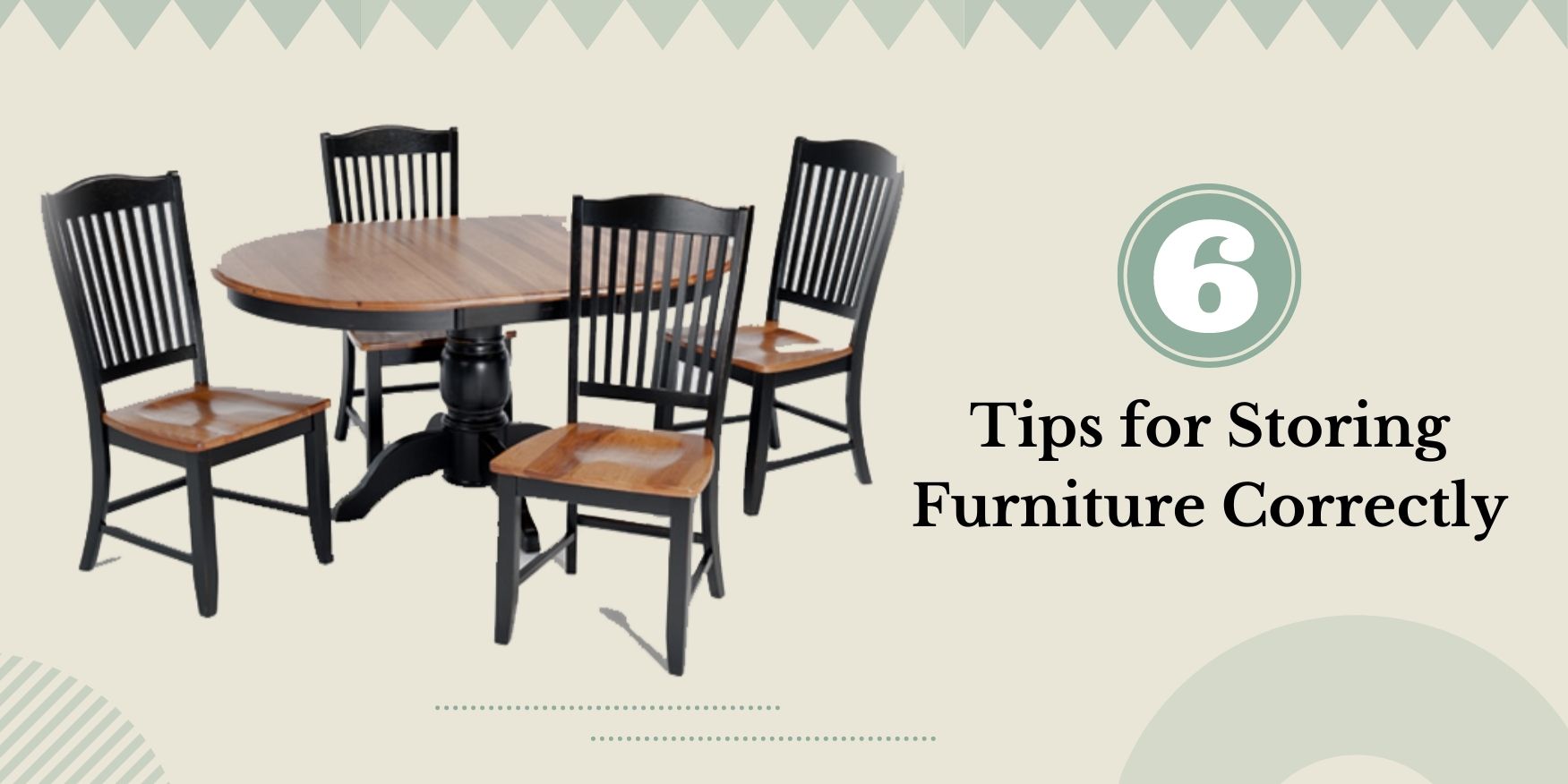 6 tips for storing furniture correctly