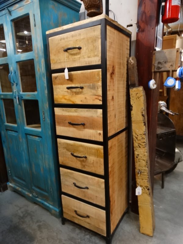 tall chest of drawers dresser with black metal frame