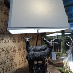 two deer table lamp