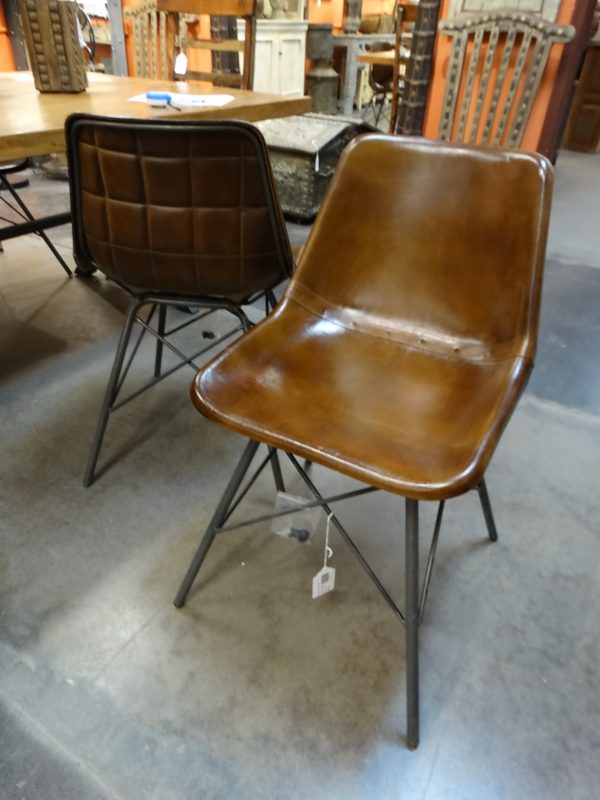 leather bucket seat chair