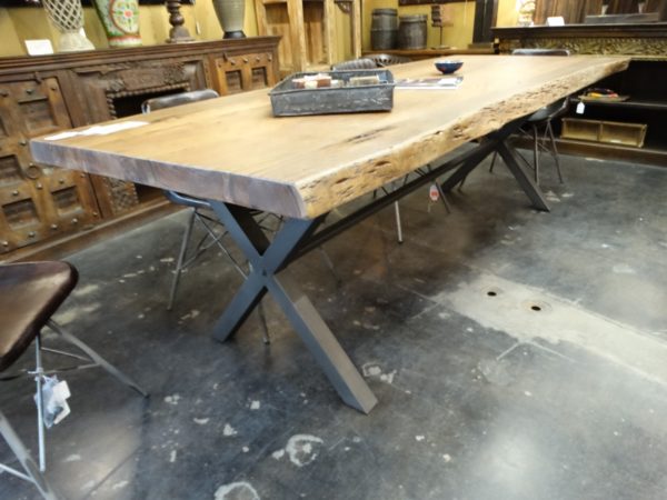 restore live edge dining table