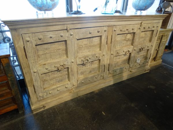 rustic ivory sideboard cabinet