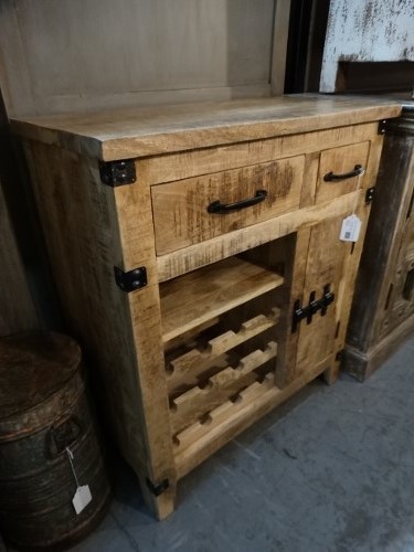 wine bar blonde wood cabinet and wine bar