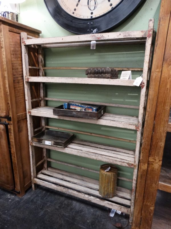shelf vintage wooden rustic white shelf