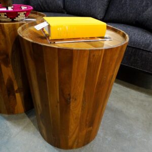 End Table Tapered Barrel End Table