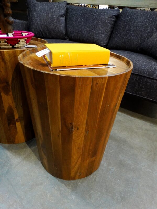 End Table Tapered Barrel End Table