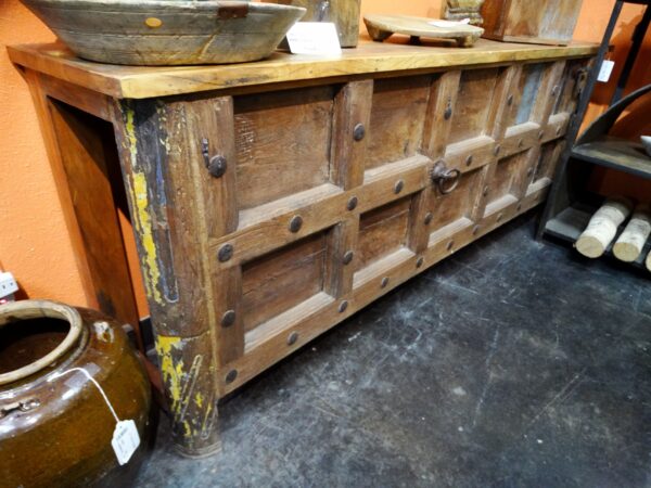 Console Colorful Reclaimed Door Console Table