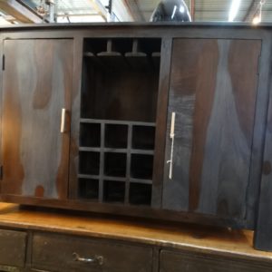 console tv wine rack sideboard cabinet