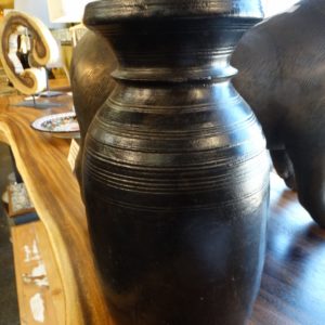 Vase Carved Wooden Vase
