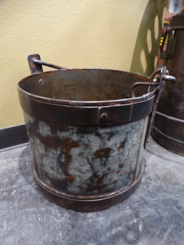 Bucket Iron Bucket Container with Handle