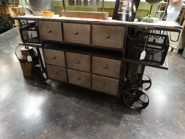 Trolley Metal Trolley with Drawers