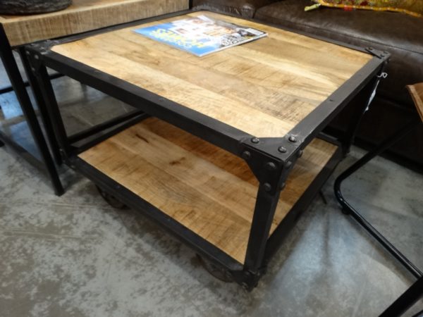 Table Coffee Table Square Double Decker