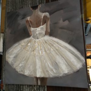 Painting Ballerina 3D Dancer Wall Art Painting