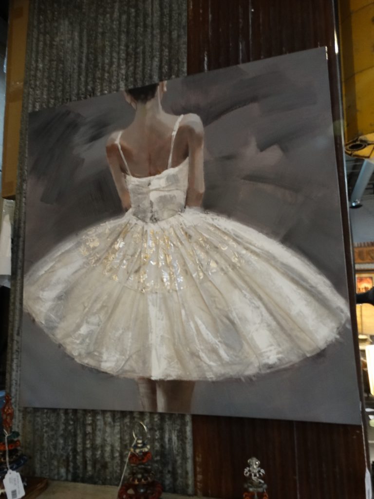 Painting Ballerina 3D Dancer Wall Art Painting