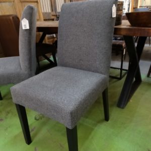 Chair Gray Upholstered Dining Chair