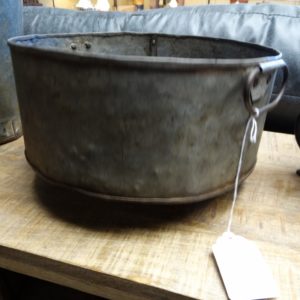 Bucket Round Metal Planter Bucket with Handles