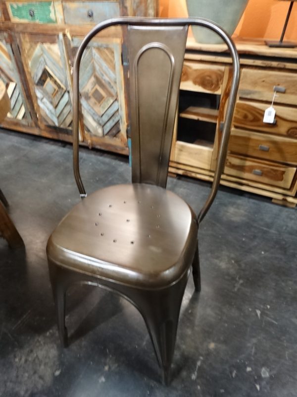Chair Tolix Metal Chair Brown
