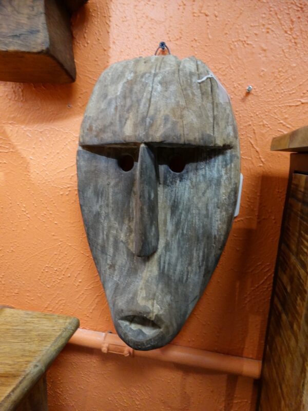 Decor Carved Wooden Mask
