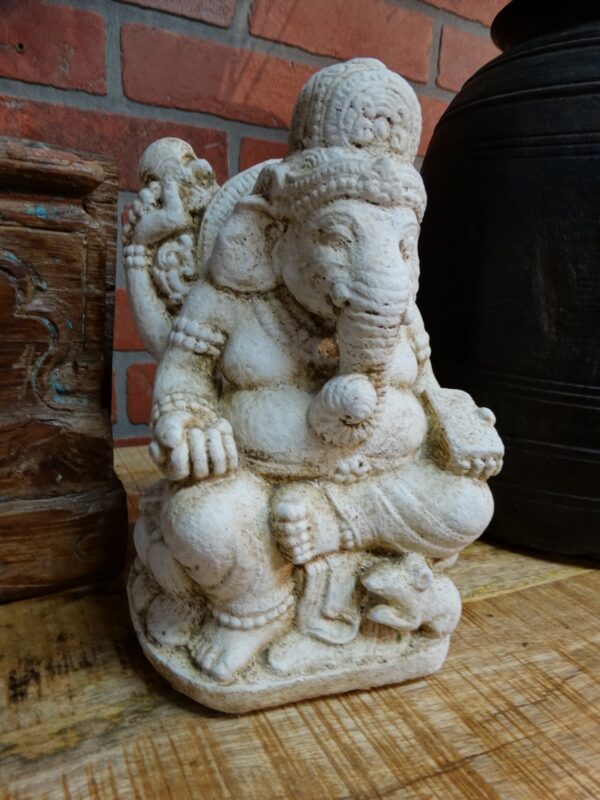 Statue Ganesha Figurine Statue White
