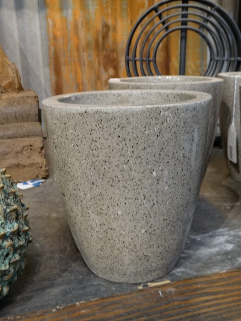 Pot Stone Terrazo Container Vase